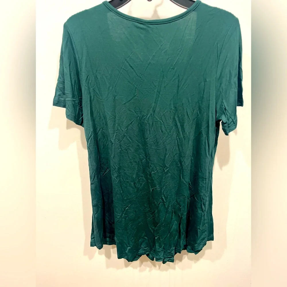 LONGYUAN Women Casual Tops Short Sleeve Tunic Hide Belly Shirts Elastic Blouse‎